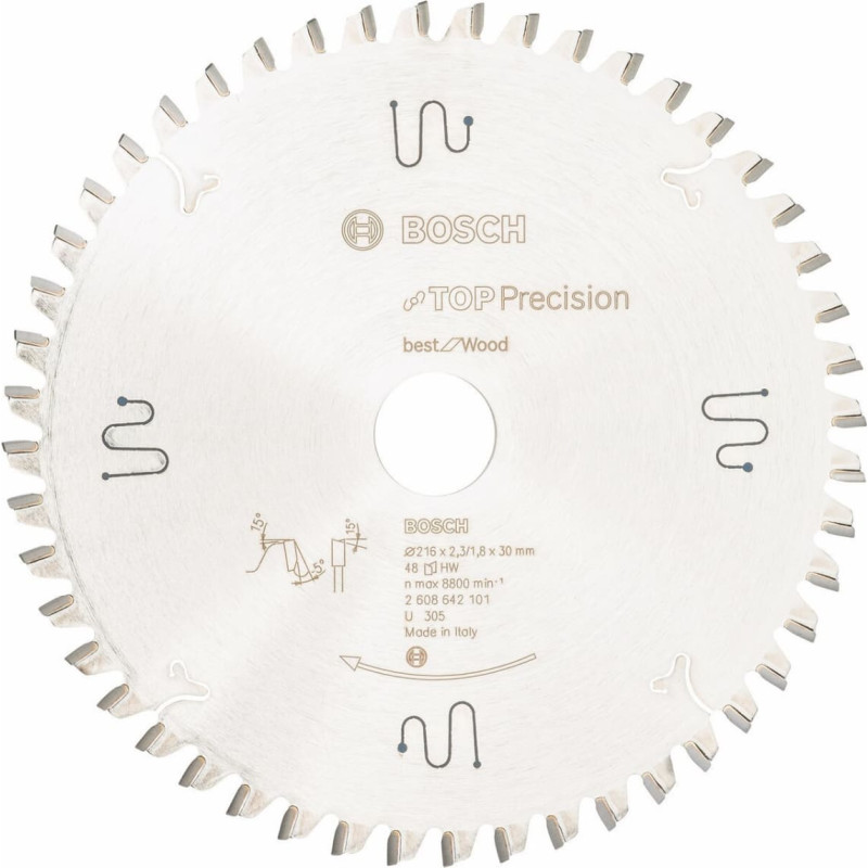 Bosch Circular Saw Blade Top Precision 216x30