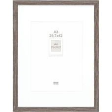 Deknudt S66KH3 P1 DIN A3 29,7x42 Holz grau mit Passepartout