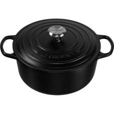 Le Creuset Signature Casserole round 26 cm black