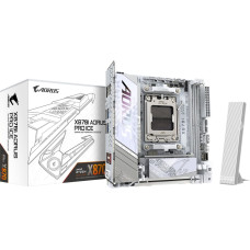 Gigabyte X870I AORUS PRO ICE, motherboard (white) - Socket AM5