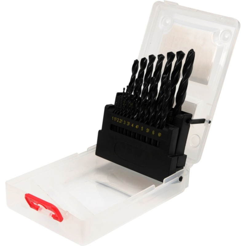 Yato WIERTŁA DO METALU HSS KOMPLET 19szt. 1-10mm 4462