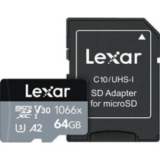 Lexar MEMORY MICRO SDXC 64GB UHS-I/W/A LMS1066064G-BNANG LEXAR