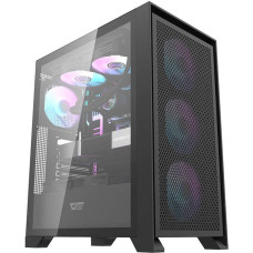 Darkflash Computer case Darkflash DRX70 MESH + 4 RGB fans (black)