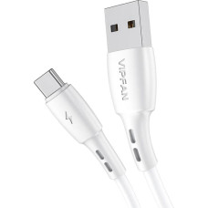 Vipfan USB to USB-C cable VFAN Racing X05, 3A, 1m (white)