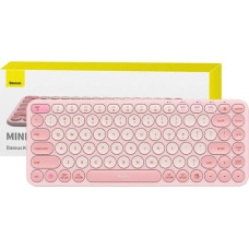 Baseus K01A Wireless Tri-Mode Keyboard Baby Pink
