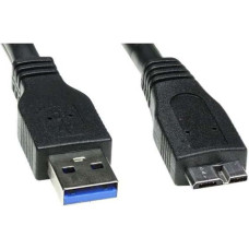 Logo USB cable Logo USB-A - microUSB 2 m Black