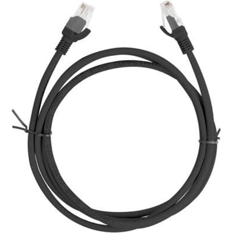 Lanberg Patchcord, Cat6, unscreened, 1.5m, black (PVC6-10CC-0150-BK)