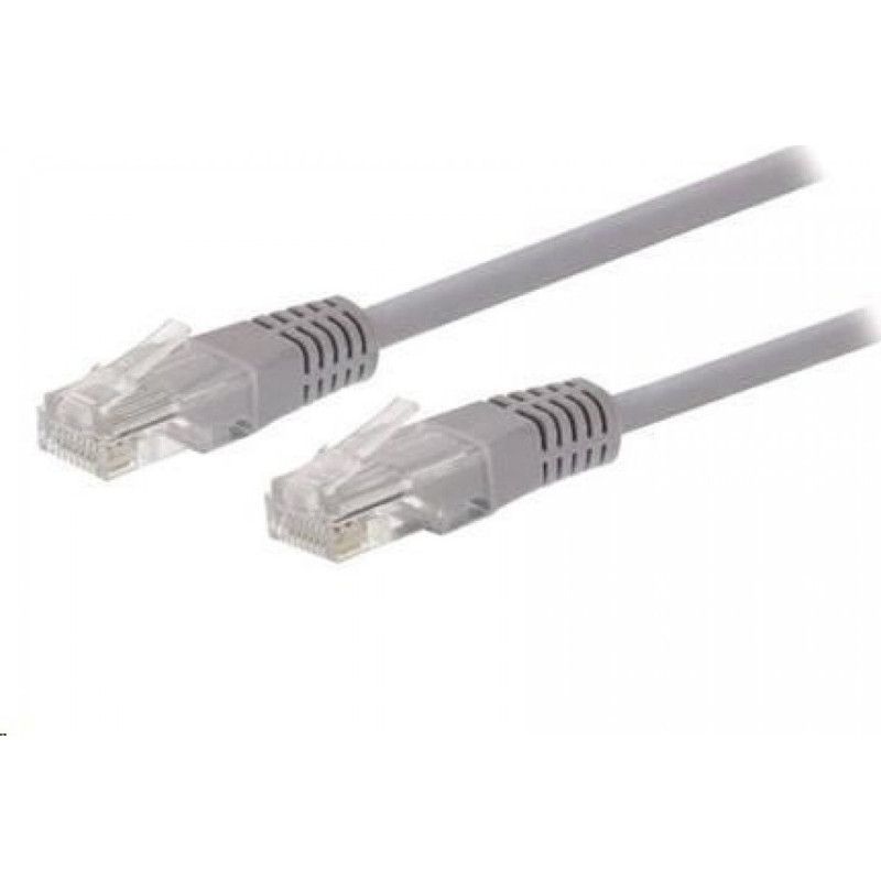 C-Tech Kabel patchcord C-TECH Cat5e, UTP, szary, 0,5 m