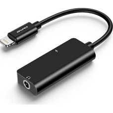 Awei USB adapter Awei CL-121 Lightning - Jack 3.5mm + Lightning Black (AWEI083BLK)