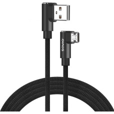 Savio USB cable Savio Thunderbolt - microUSB 1 m Black (1_815989)