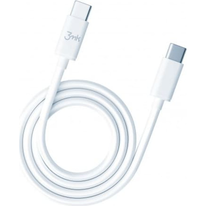 3MK USB cable 3MK USB-C - USB-C 2 m White (no)