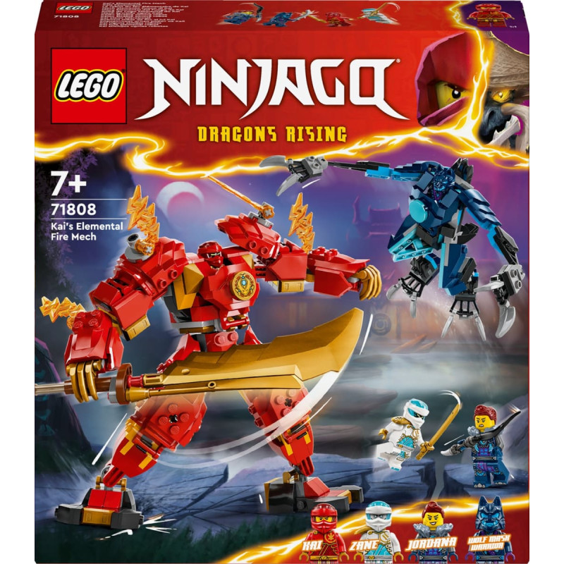 Lego 71808 Ninjago Kai's Fire Mech, construction toy