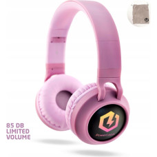 Powerlocus Bluetooth Headphones Buddy Kids Pink