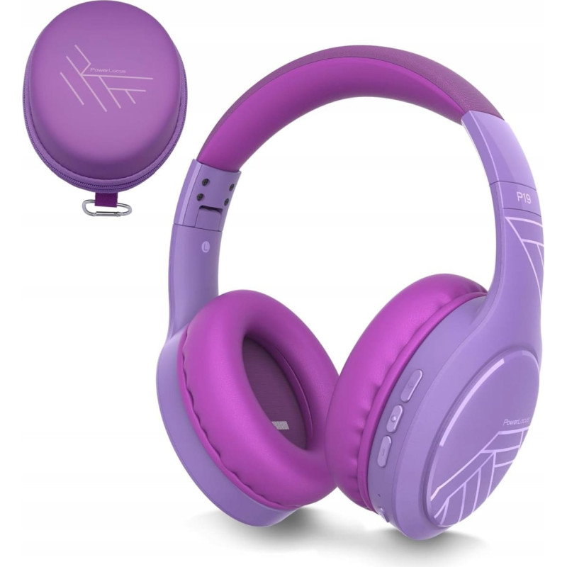 Powerlocus Bluetooth Headphones P19 Purple