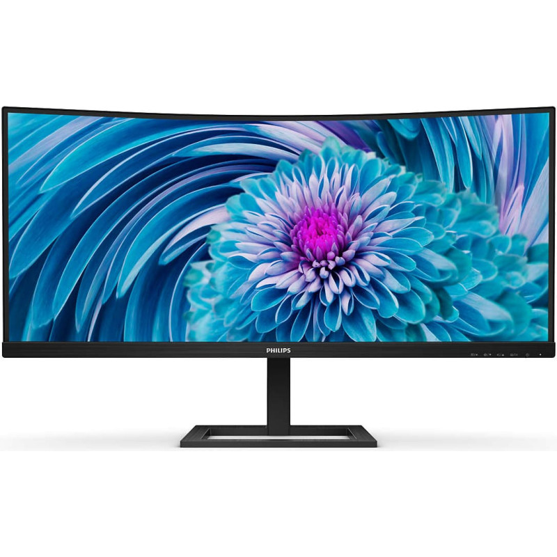 Philips 346E2CUAE/00, LED monitor (86 cm (34 inches), black, AMD Free-Sync, WQHD, 100Hz panel)
