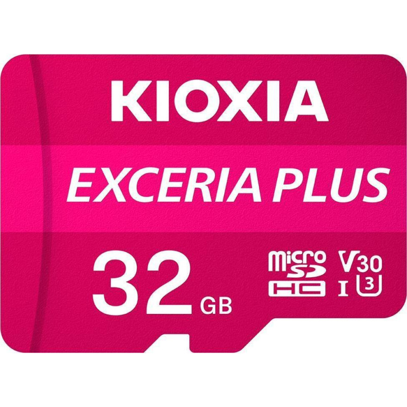 Kioxia Tab Kioxia Exceria Plus MicroSDHC 32 GB Class 10 UHS-I/U3 A1 V30 (LMPL1M032GG2)