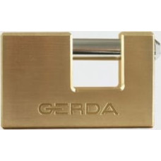 Gerda 65mm brass shackle padlock