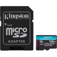 Kingston Memory card microSD 128GB Canvas Go Plus 170/90MB/s Adapter