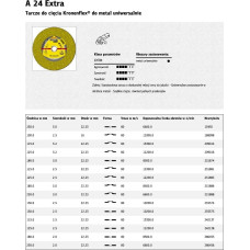 Klingspor TARCZA DO CIĘCIA METALU 230mm x 2,0mm x 22,2mm A24 Extra