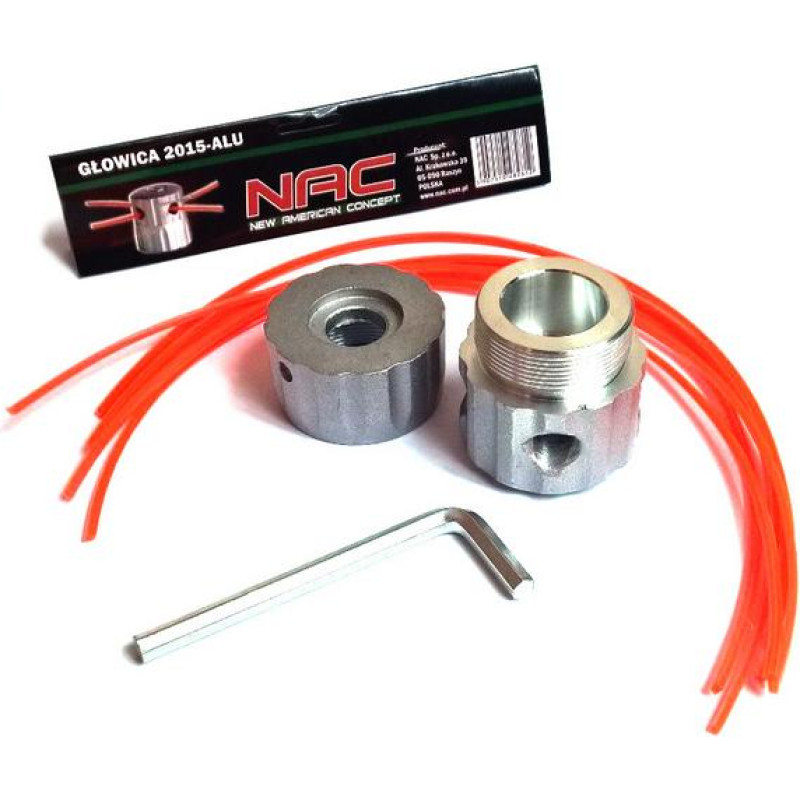 NAC GŁOWICA ŻYŁKOWA ALUMINIOWA NAC