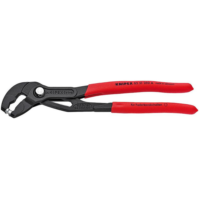 Knipex SZCZYPCE NASTAWNE 250mm DO OPASEK Z TASMY SPRĘŻYNOWEJ