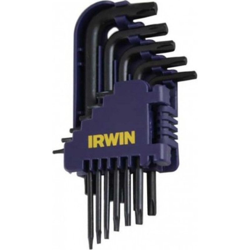 Irwin KLUCZE TYPU TORX  11szt. T6 - T7 - T8 - T9 - T10 - T15 - T20 - T25 -  T27 - T30 - T40