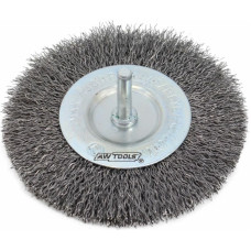 Awtools AW CRIMPED WIRE WHEEL BRUSH 100mm w/ SHANK