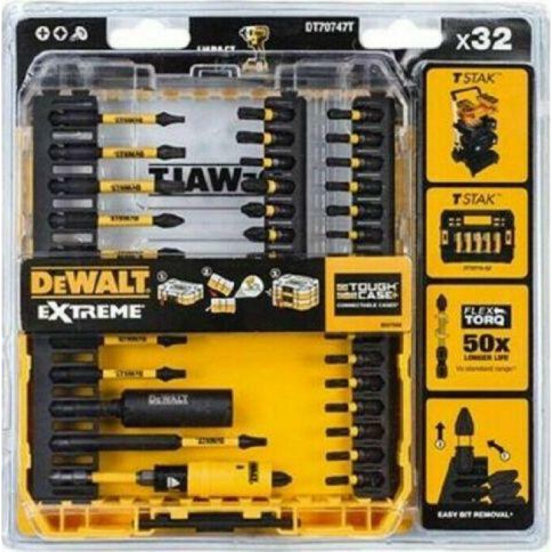 Dewalt ZESTAW KOŃCÓWEK FLEXTORQ 32cz.