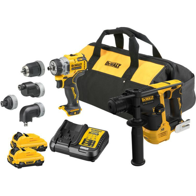 Dewalt ZESTAW COMBO 12V DCK2101L2 (DCH072 DCD703) 2x3,0Ah TORBA