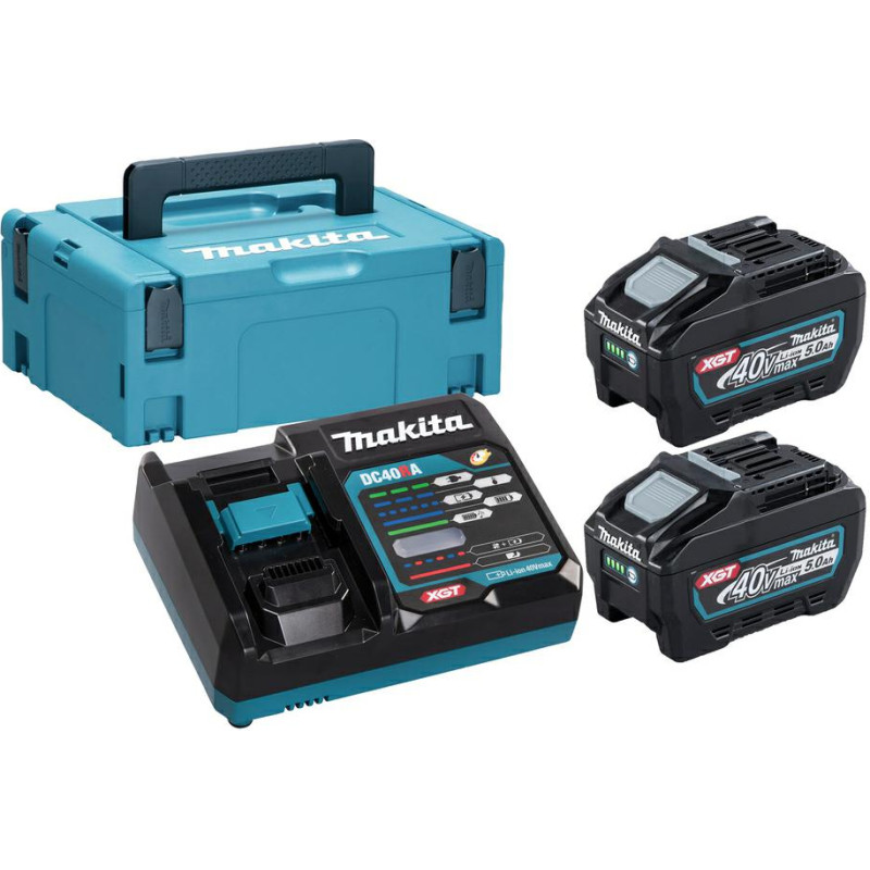 Makita ZESTAW ZASILAJĄCY 40V XGT (BL4050Fx2+DC40RB) (UN3480)