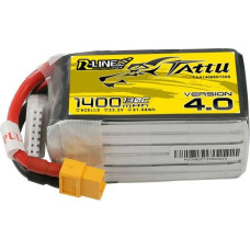 Tattu R-Line 4.0 1400mAh 22.2V 130C 6S1P XT60 Battery