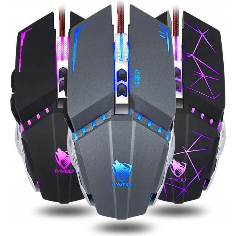 Extralink Gaming Mouse V7 | Gaming mouse | wired, optical, 1600dpi, 7 buttons, LED backlight