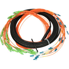 Extralink SC/APC-LC/PC | multipatchcord | SM 24F 14M, cascade, 90cm