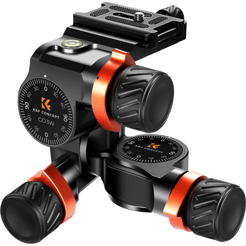 Concept 3-way Tripod Head K&F Concept KF31.047