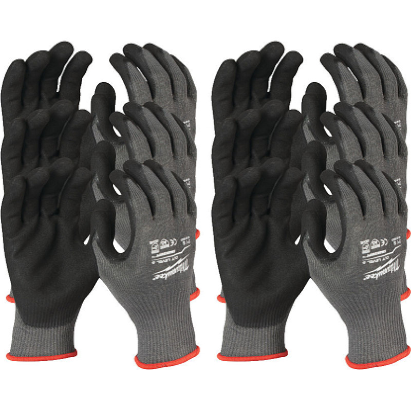 Milwaukee RĘKAWICE ODPORNE NA PRZECIĘCIA - POZ. 5 - ROZM XXL/11 - 12 SZT.