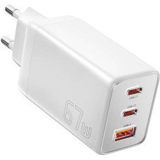 Essager ECT67W-LJB02-Z GaN 67W 2C+A Charger (white)