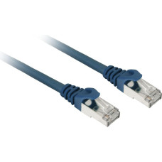 Sharkoon patch network cable SFTP, RJ-45, with Cat.7a raw cable (blue, 1 meter)