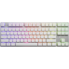 Sharkoon PureWriter TKL RGB, gaming keyboard (white, US layout, kailh choc low profile red)