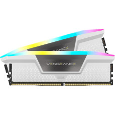 Corsair DDR5 32GB 6200 - CL - 36 - Dual-Kit - DIMM - CMH32GX5M2B6200C36W, Vengeance RGB, white