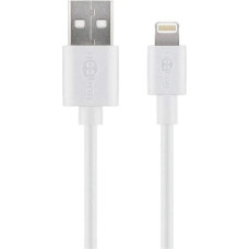 Goobay Lightning - USB charging and synchronization cable (white, 50cm)