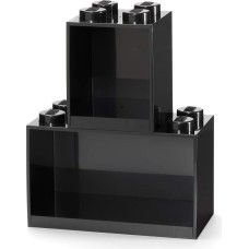 Room Copenhagen LEGO Regal Brick Shelf 8+4, Set 41171733 (black, 2 shelves)