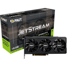 Palit Graphics Card|PALIT|NVIDIA GeForce RTX 4060 Ti|16 GB|GDDR6|128 bit|PCIE 4.0 16x|GPU 2310 MHz|Triple slot Fansink|1xHDMI|3xDisplayPort|NE6406T019T1-1061J