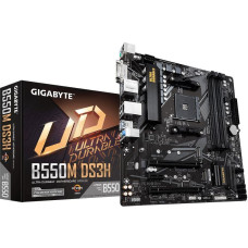 Gigabyte Mainboard|GIGABYTE|AMD B550|SAM4|Micro-ATX|Memory DDR4|Memory slots 4|1xPCI-Express 3.0 1x|1xPCI-Express 3.0 4x|1xPCI-Express 4.0 16x|2xM.2|1xDVI-D|1xHDMI|2xAudio-In|1xAudio-Out|4xUSB 2.0|4xUSB 3.2|1xPS/2|1xRJ45|B550MDS3H1.7