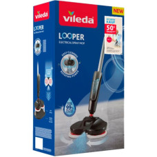 Vileda Electric Spray Mop Looper mydays, floor mop (black, battery operated, incl. 50€ mydays voucher)