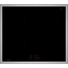 Neff T46SBE1L0 N 50, self-sufficient hob (black/stainless steel, 60 cm)