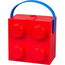 Room Copenhagen LEGO Box with Handle, Storage Box (Red)