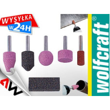 Wolfcraft KAMIENIE SZLIFIERSKIE 5szt. TRZPIEŃ 6mm