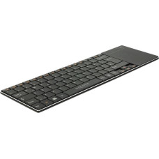 Delock DE Layout - DeLOCK wireless keyboard with toucDE Layout - HPad black - for Smart TV and Windows PCs