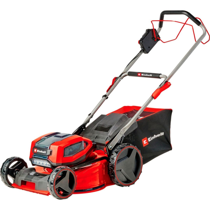 Einhell Professional cordless lawn mower GP-CM 36/47 S Li BL, 36Volt (2x18Volt) (red/black, 4x Li-ion battery 4.0Ah, with rear-wheel drive Vario Speed)