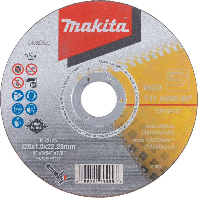 Makita Trennscheibe INOX 125x1,0mm